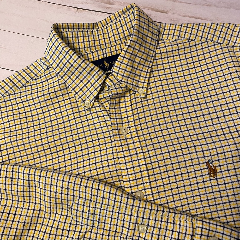 RALPH LAUREN Classic Fit Men’s Button Down Long Sleeve Shirt Size Small